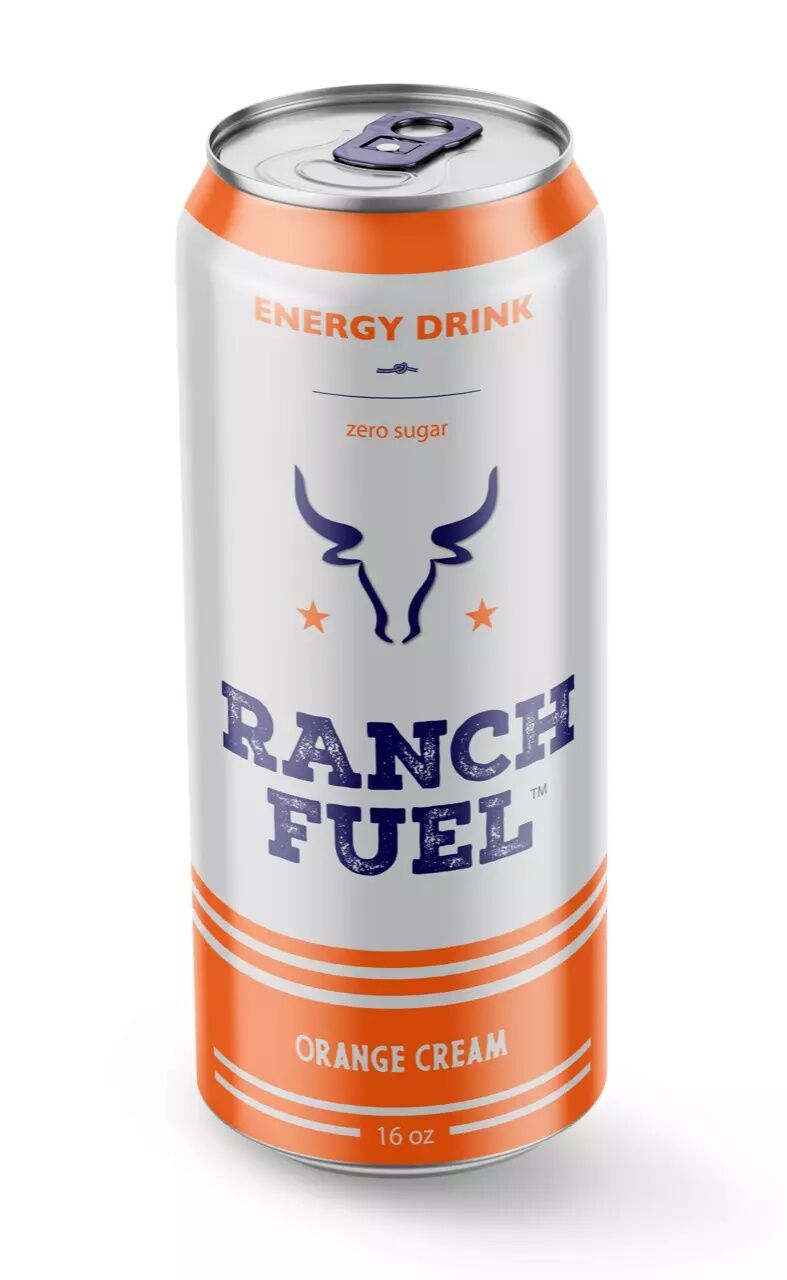 Ranch Fuel Orange Cream Energy Drink, 16-Oz