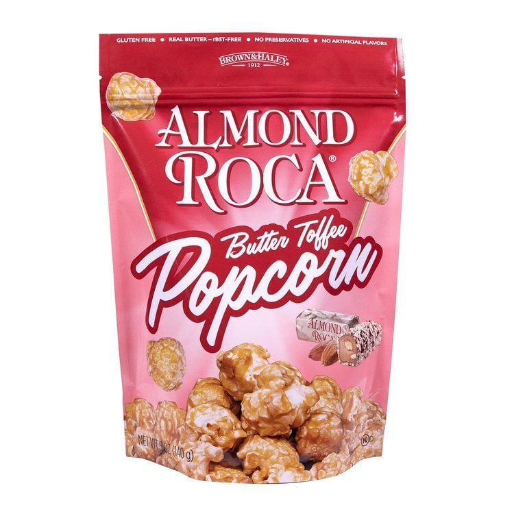 Brown & Haley Almond ROCA Popcorn Pouch, 5-Oz