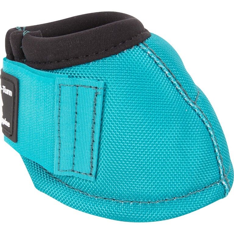 Classic Equine Large DyNo Turn Aqua Bell Boots