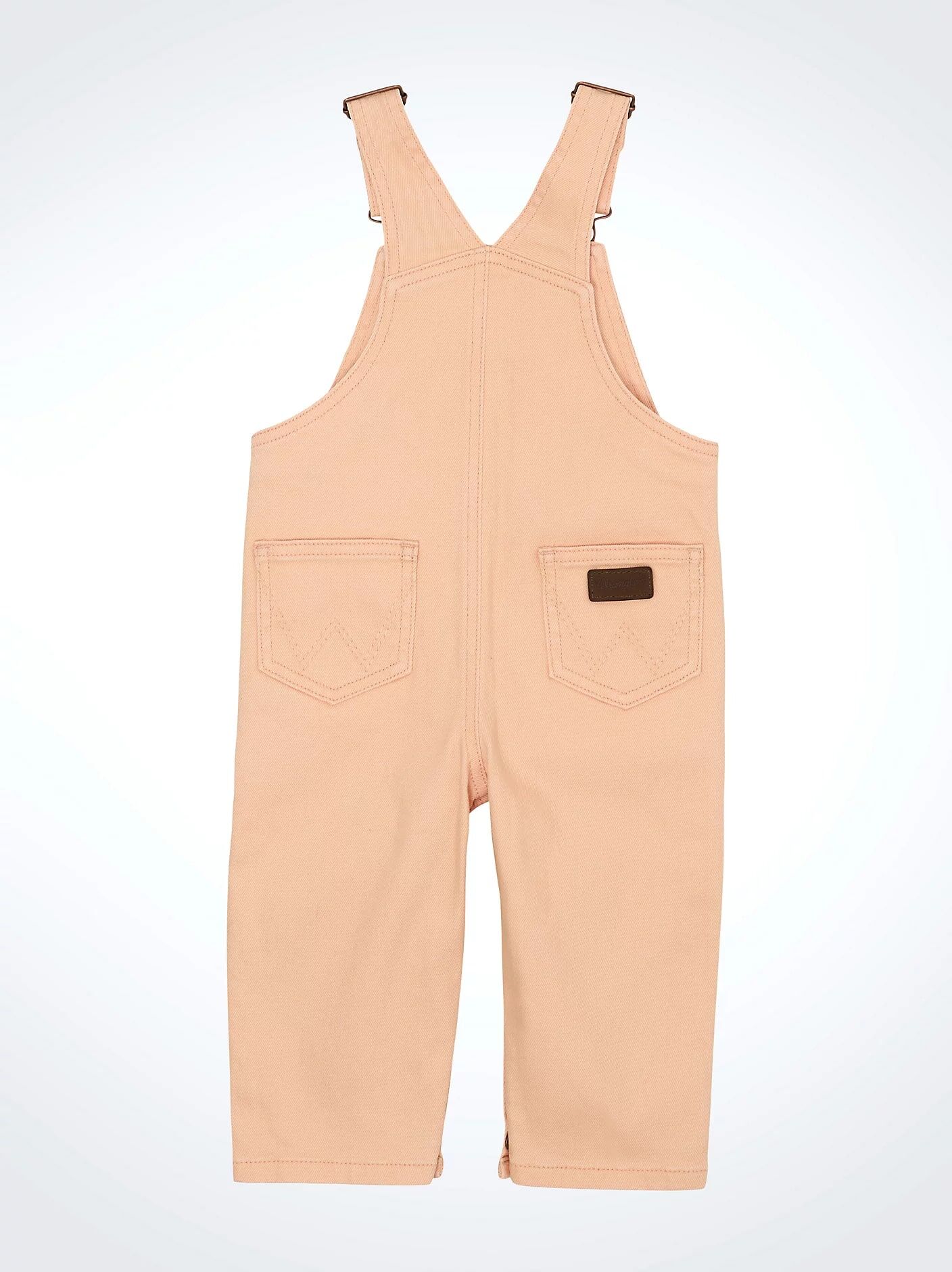 Wrangler Girl's Denim Overalls in Pink