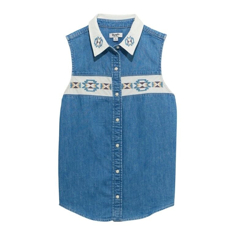 Wrangler Women's Retro Punchy Vintage Snap Shirt