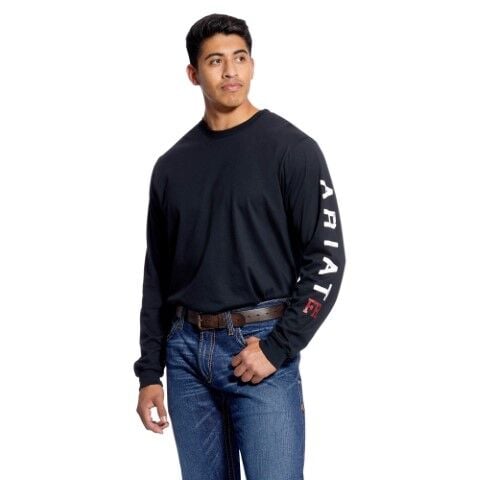 Ariat Men's Flame Resistant Roughneck Skull Logo T-Shirt