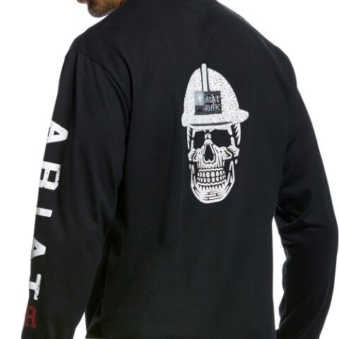 Ariat Men's Flame Resistant Roughneck Skull Logo T-Shirt