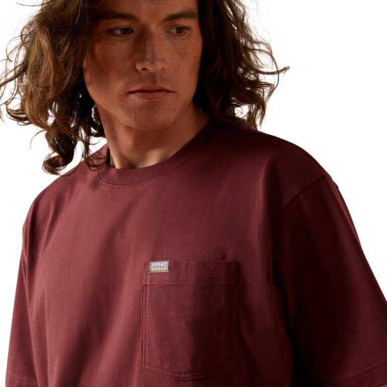 Ariat Men's Rebar Cotton Strong Standard Pocket T-Shirt