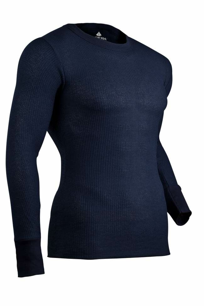 Indera Mills Men's Long Sleeve Thermal Top in Navy