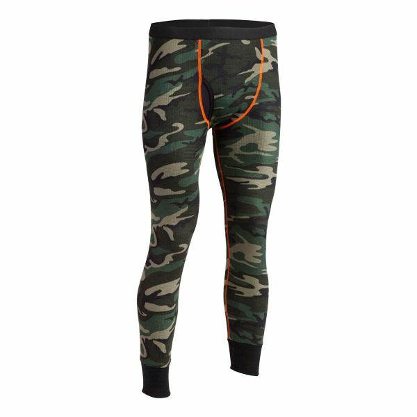 Indera Mills Men's Woodland Thermal Bottom in Camo