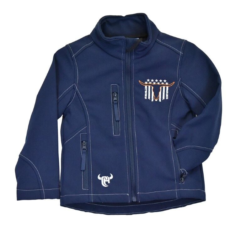 Cowboy Hardware Boy's Skull Banner Jacket