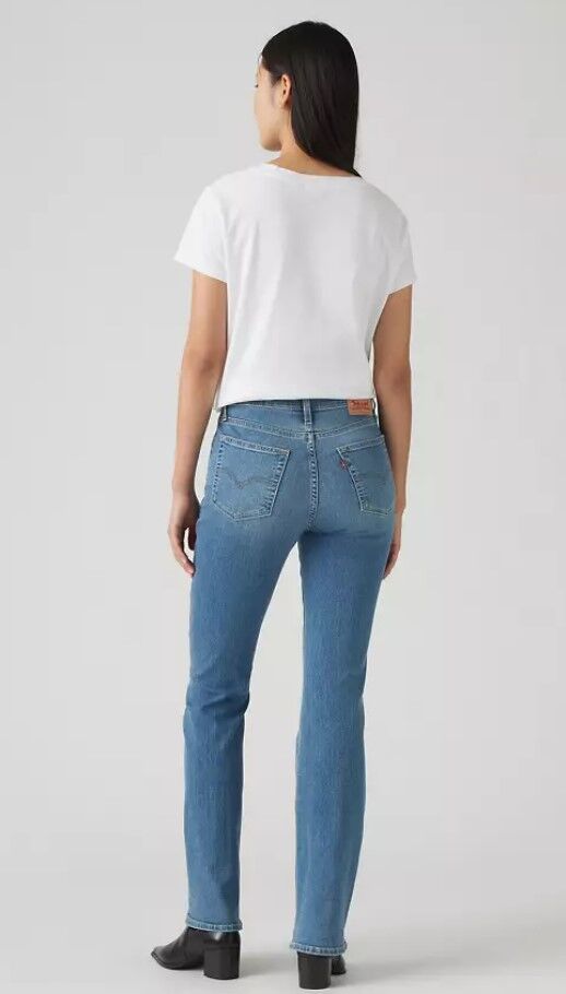 Levi's Women's 725 High Rise Bootcut Jeans in Eternal Indigo