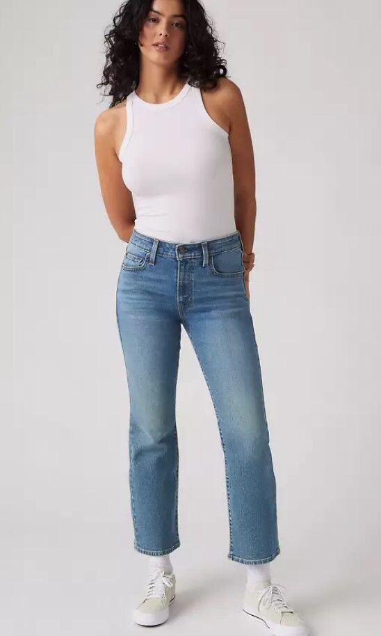 Levi's Women's 725 Kick Boot Jeans in Rejected