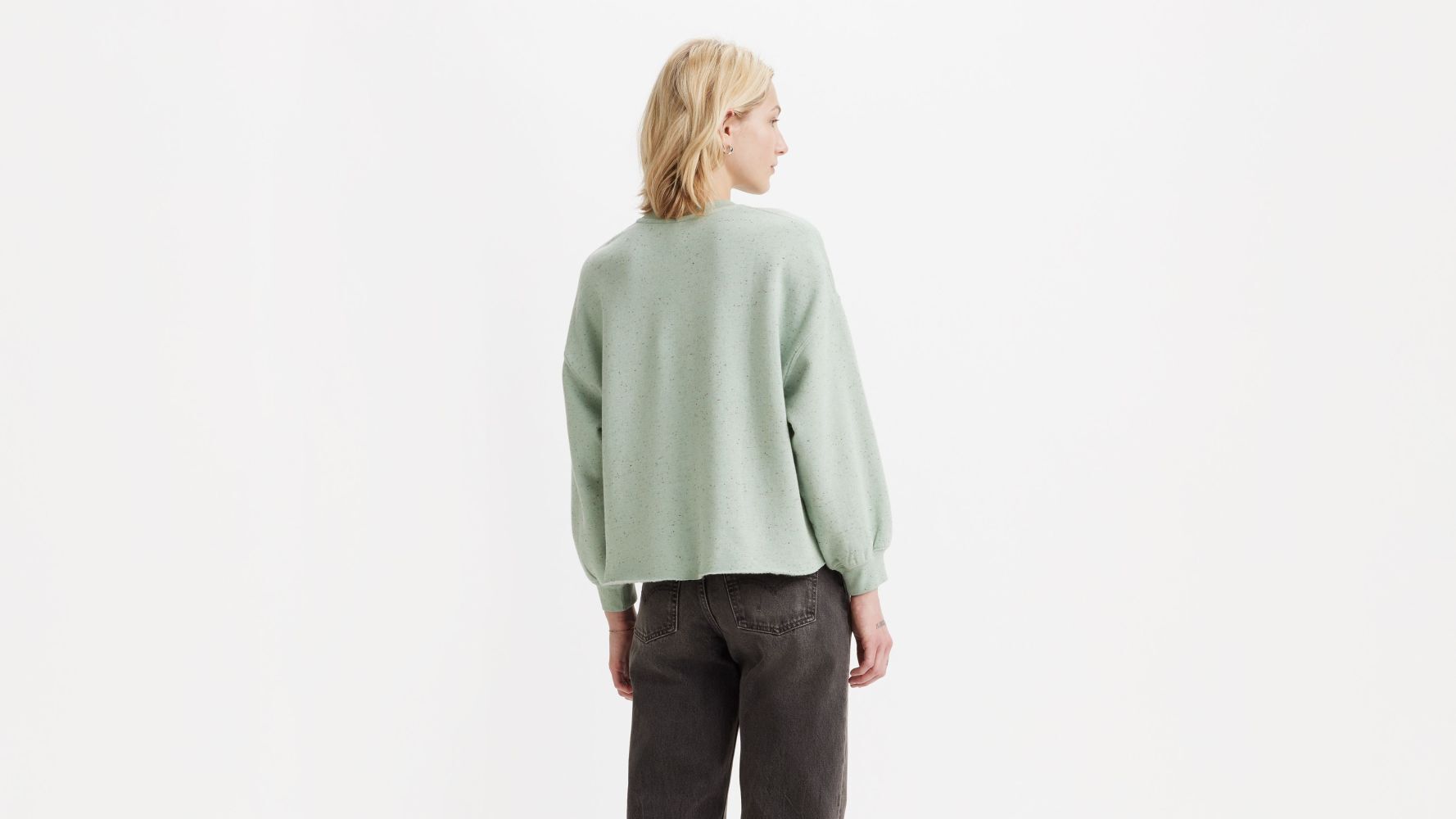 Levi's Women's Leo Raw Cut Sweatshirt