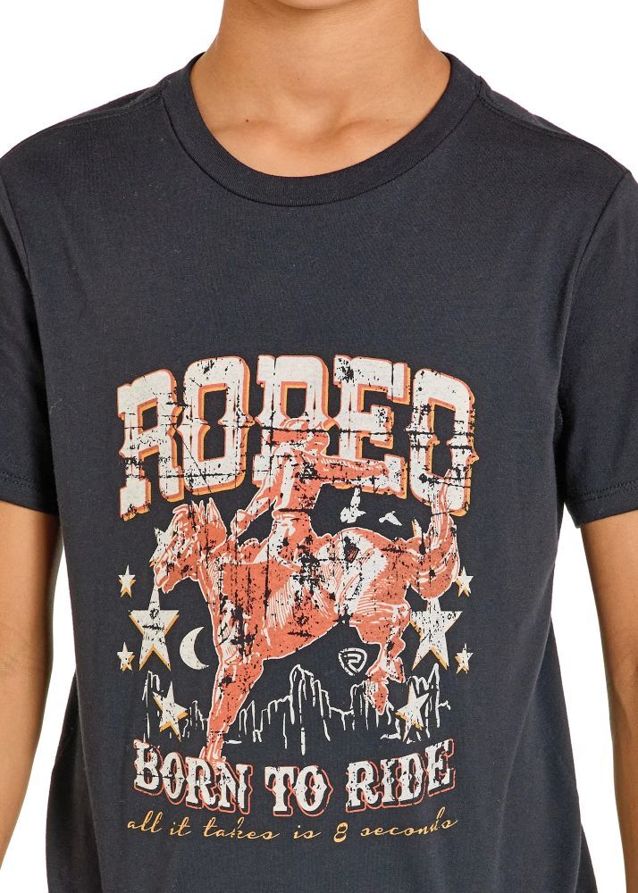 Rock & Roll Denim Boy's Born to Ride Graphic T-Shirt