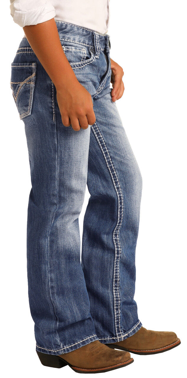 Rock & Roll Denim Kids' Regular Fit BB Gun Bootcut Jean