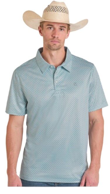 Panhandle Slim Men's Geometric Print Polo