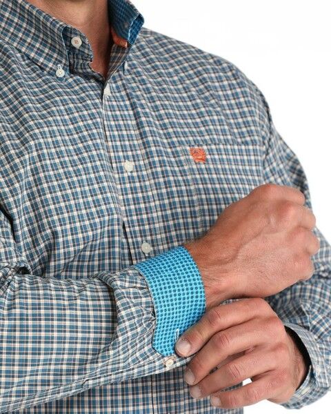 Cinch Men's Classic Fit Long Sleeve Button Down Western Shirt