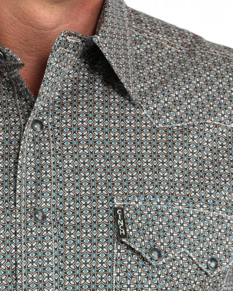 Cinch Men’s Modern Fit Long Sleeve Snap Front Western Shirt
