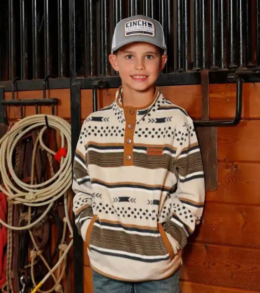 Cinch Boy's Polar Fleece Pullover