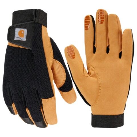 Carhartt Women's Synthetic Leather High Dexterity Touch Sensitive Secure Cuff Glove