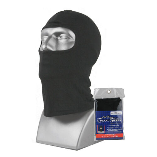 Grand Sierra Men's Lightweight Balaclava Face Mask in Black