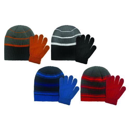 Grand Sierra Boy's Knit Striped Set Assortment