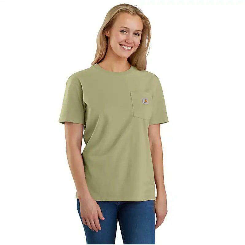 Carhartt Women's Loose Fit Heavyweight Short Sleeve Pocket T-Shirt