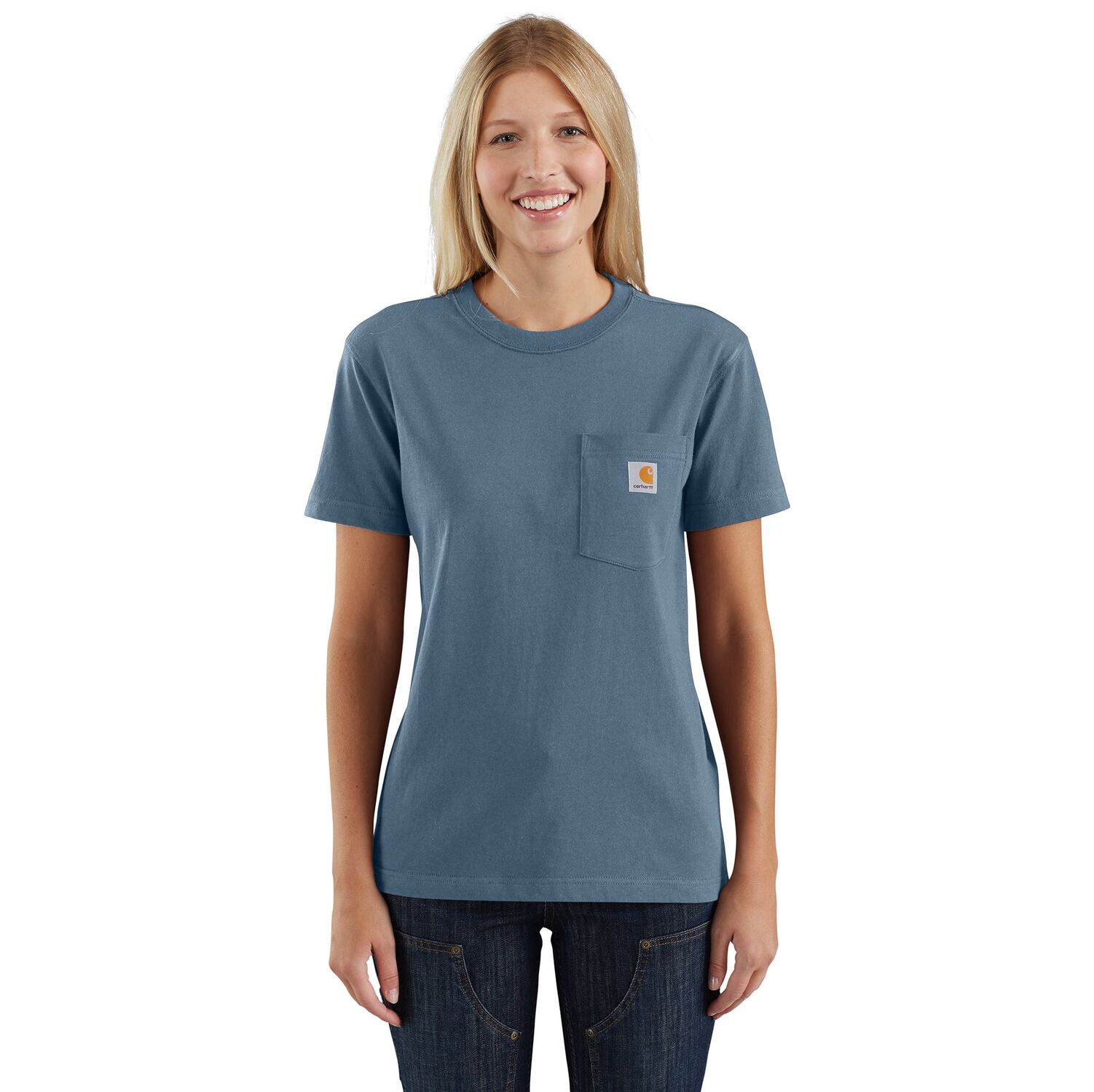 Carhartt Women's Loose Fit Heavyweight Short Sleeve Pocket T-Shirt