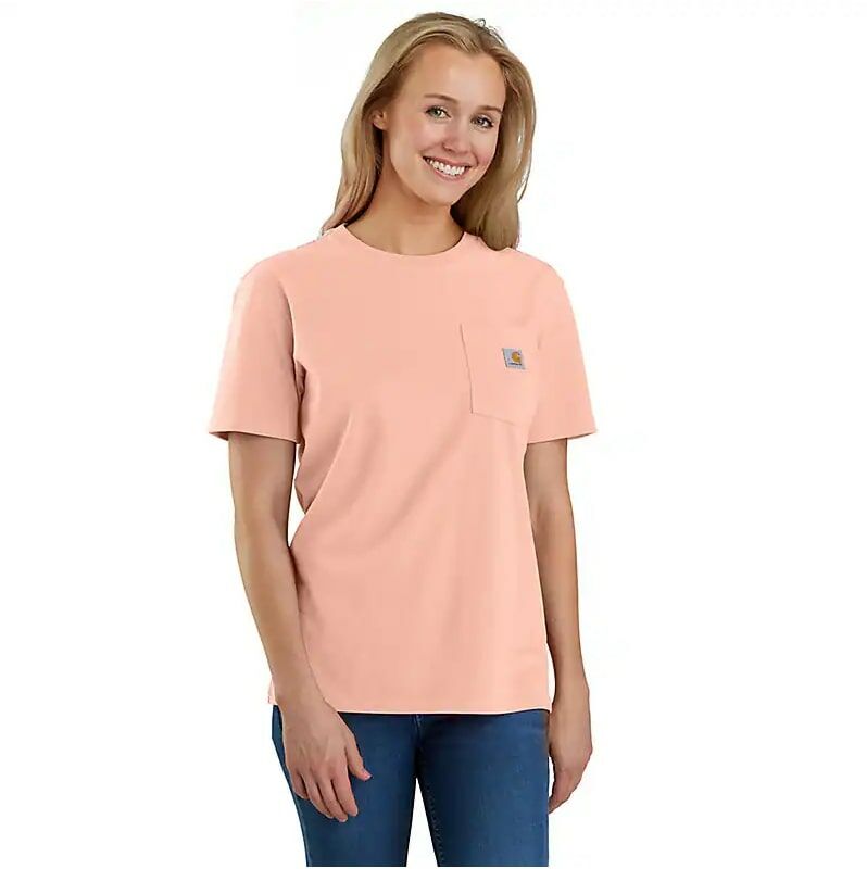 Carhartt Women's Loose Fit Heavyweight Short Sleeve Pocket T-Shirt