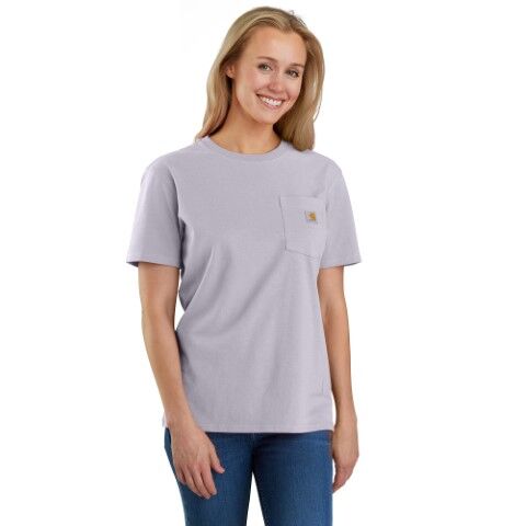 Carhartt Women's Loose Fit Heavyweight Short Sleeve Pocket T-Shirt