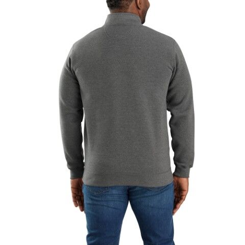 Carhartt Men's Loose Fit Midweight 1/4 Zip Mock Neck Sweatshirt