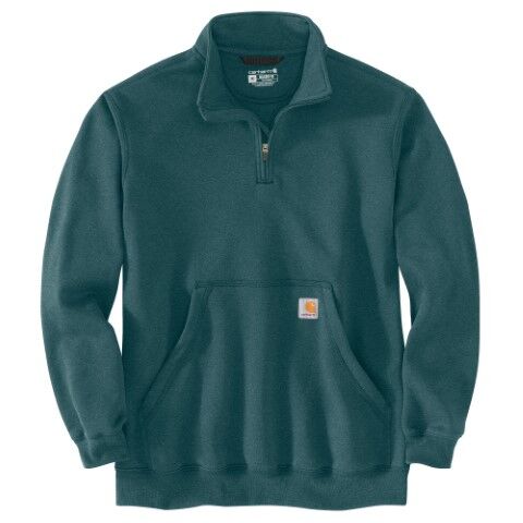 Carhartt Men's Loose Fit Midweight 1/4 Zip Mock Neck Sweatshirt