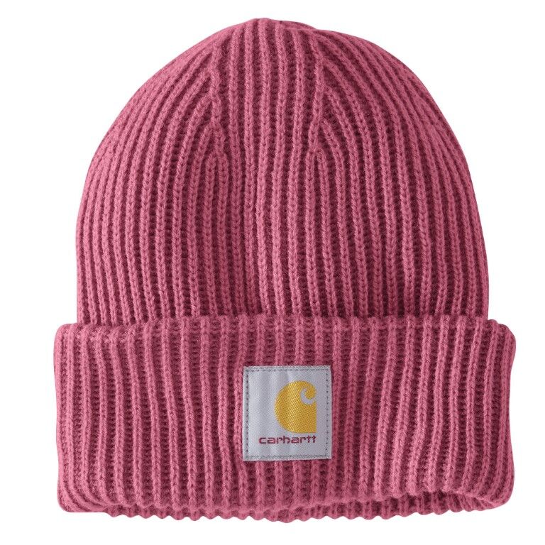 Carhartt Women's Rib Knit Beanie in Woodrose