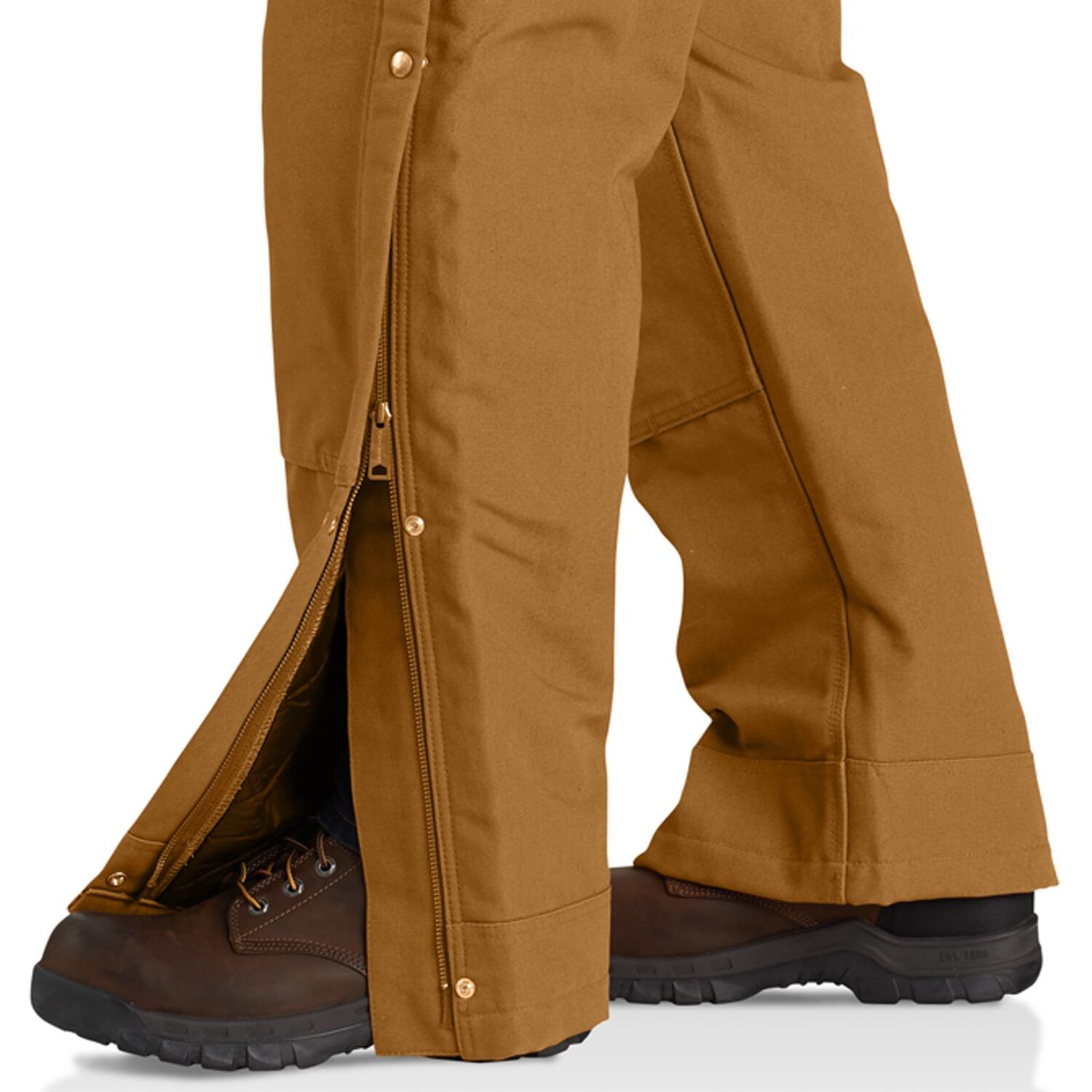 Carhartt Men's Loose Fit Firm Duck Insulated Bib Overall