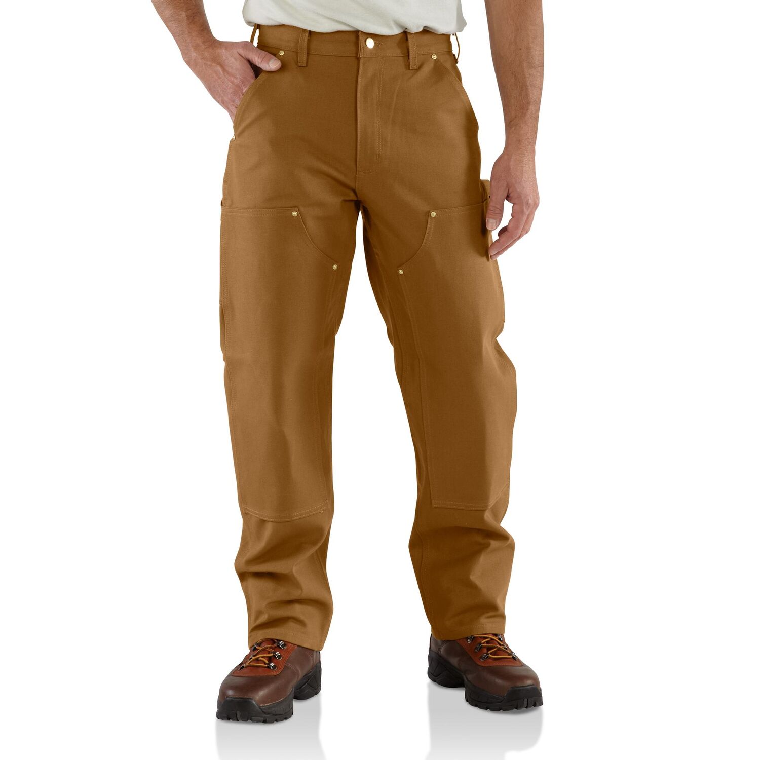 Carhartt Men's B01 Loose Fit Firm Duck Double-Front Utility Work Pant