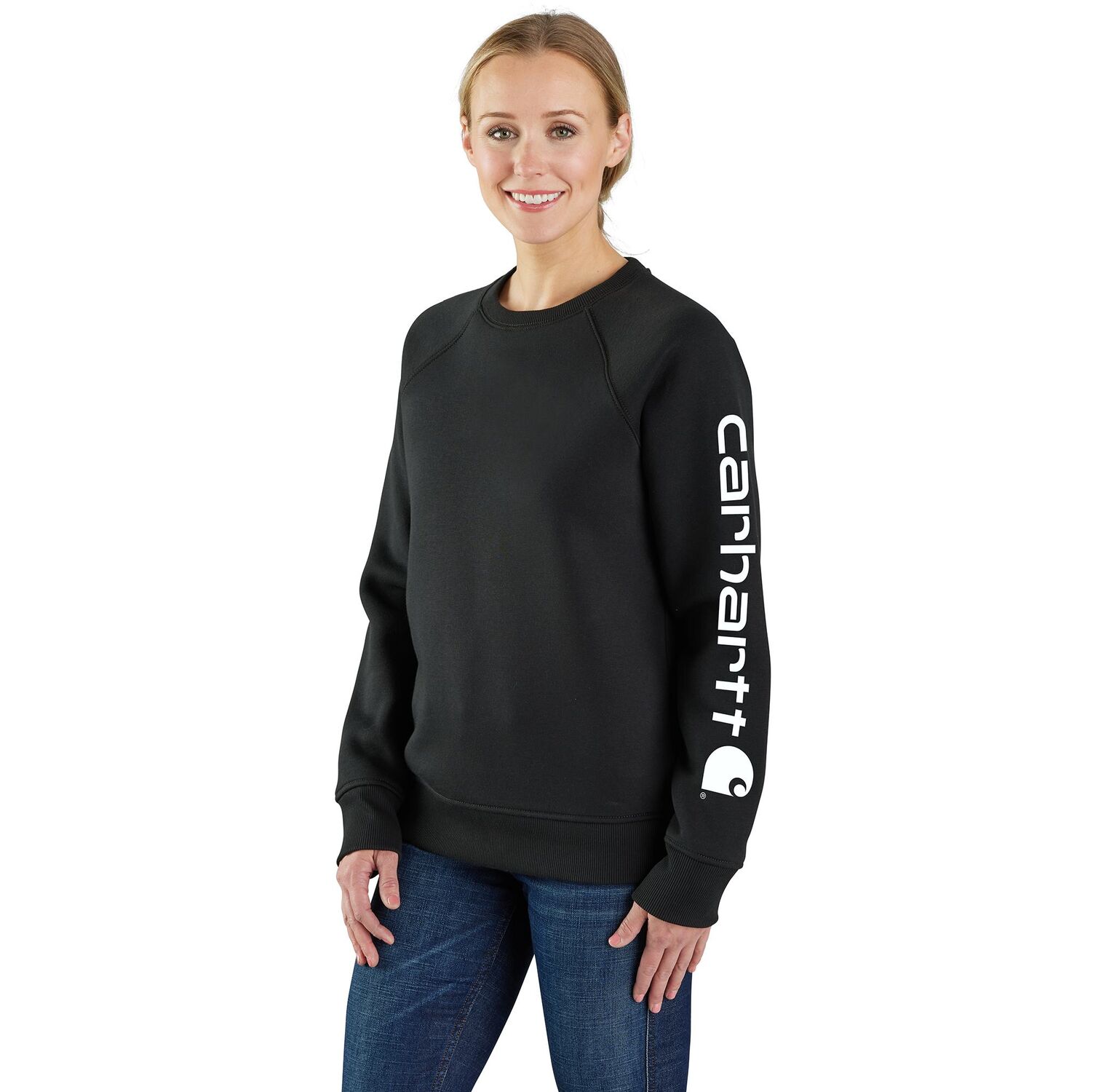 Carhartt Women's Relaxed Fit Midweight Graphic Crewneck Sweatshirt
