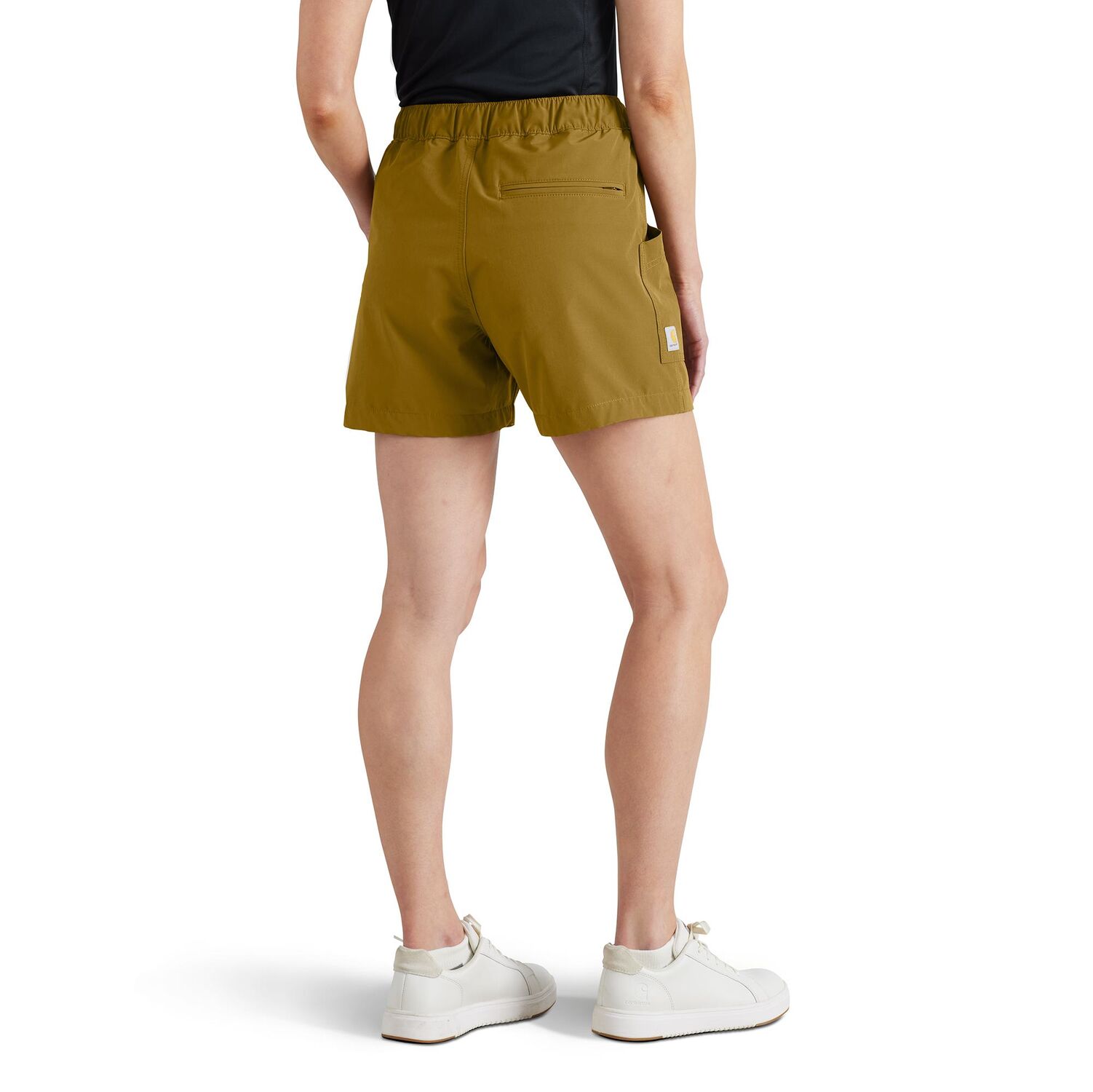 Carhartt Women's Force Sun Defender Loose Fit Lightweight Work Short in Golden Grass