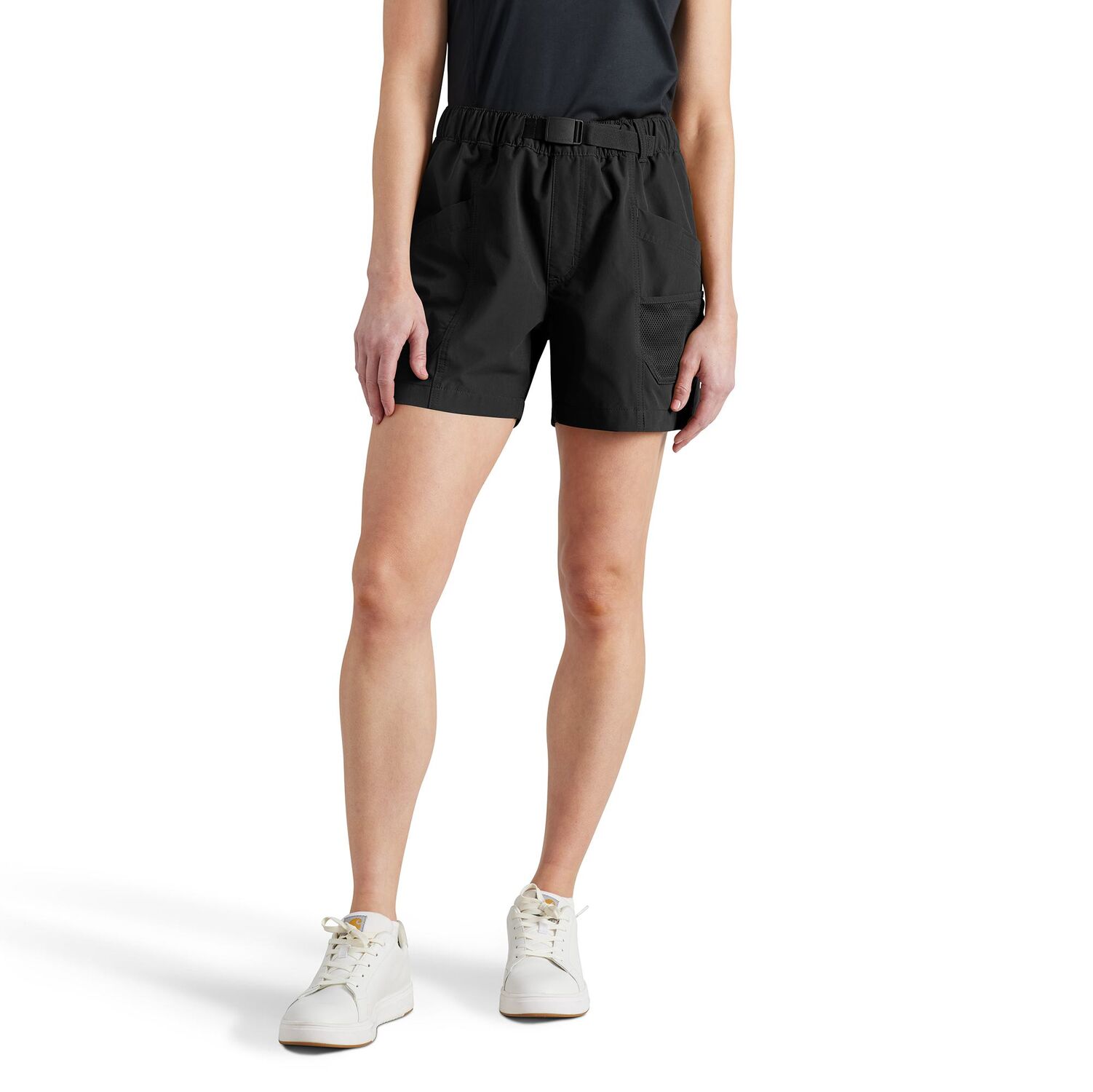 Carhartt Women's Force Sun Defender Loose Fit Lightweight Work Short in Black