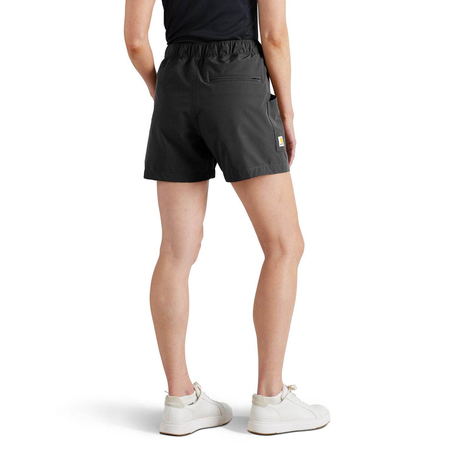 Carhartt Women's Force Sun Defender Loose Fit Lightweight Work Short in Black
