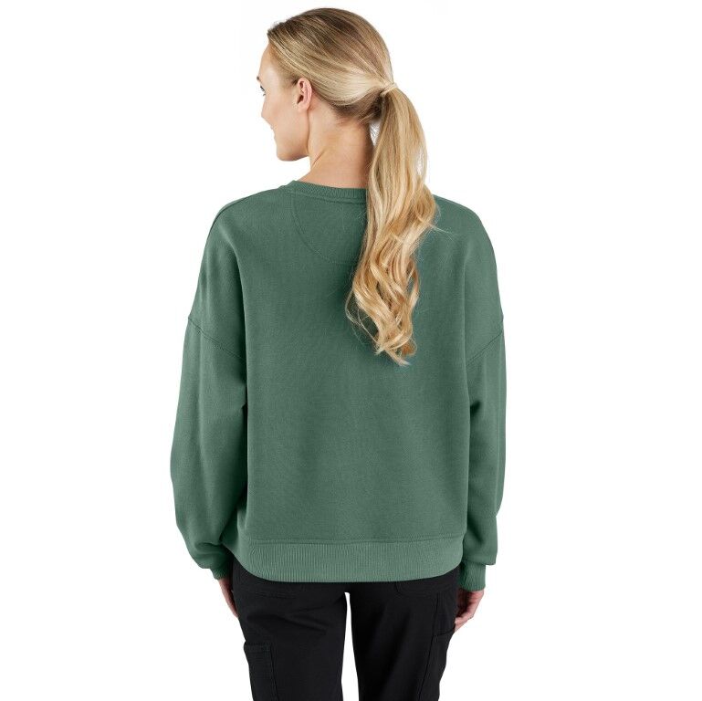 Carhartt Women's TENCEL Fiber Series Loose Fit Sleeve Graphic Sweatshirt