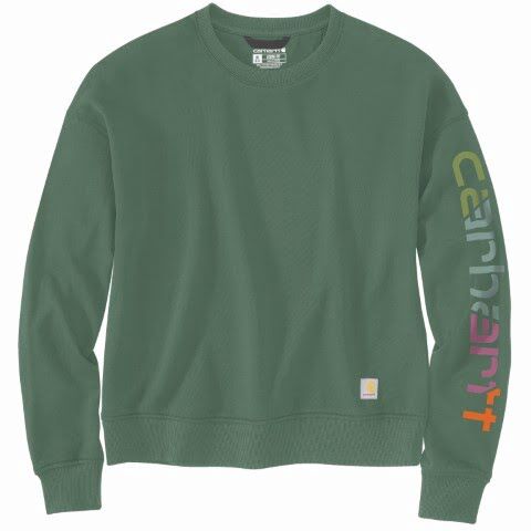 Carhartt Women's TENCEL Fiber Series Loose Fit Sleeve Graphic Sweatshirt