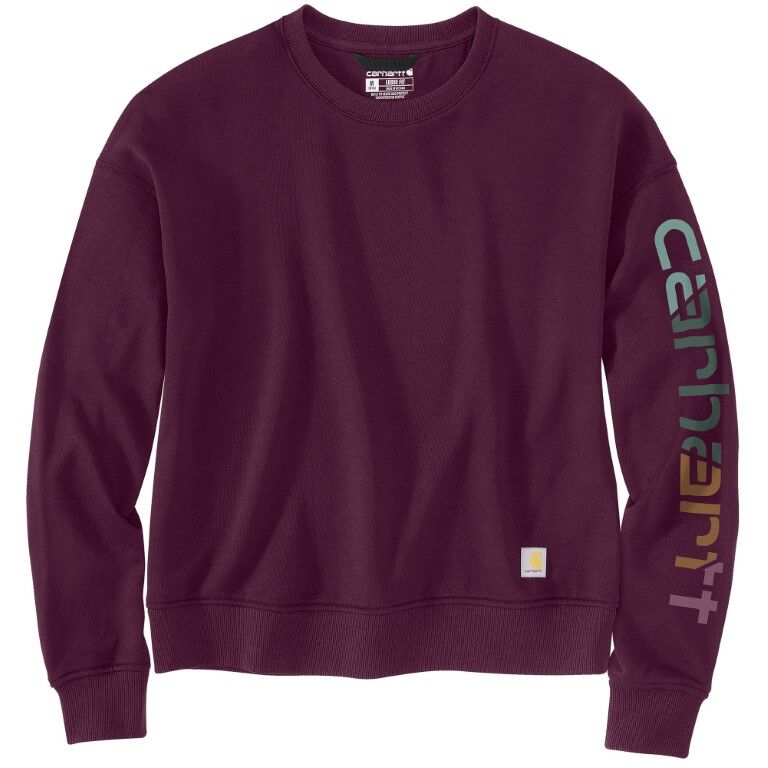 Carhartt Women's TENCEL Fiber Series Loose Fit Sleeve Graphic Sweatshirt