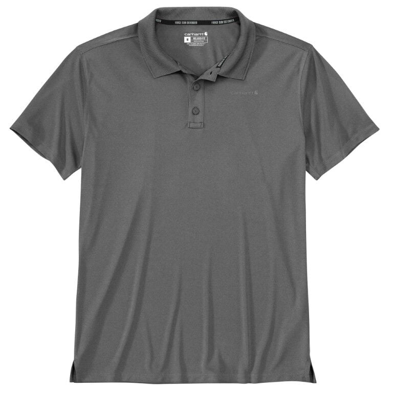 Carhartt Men's Force Sun Defender Relaxed Logo Polo