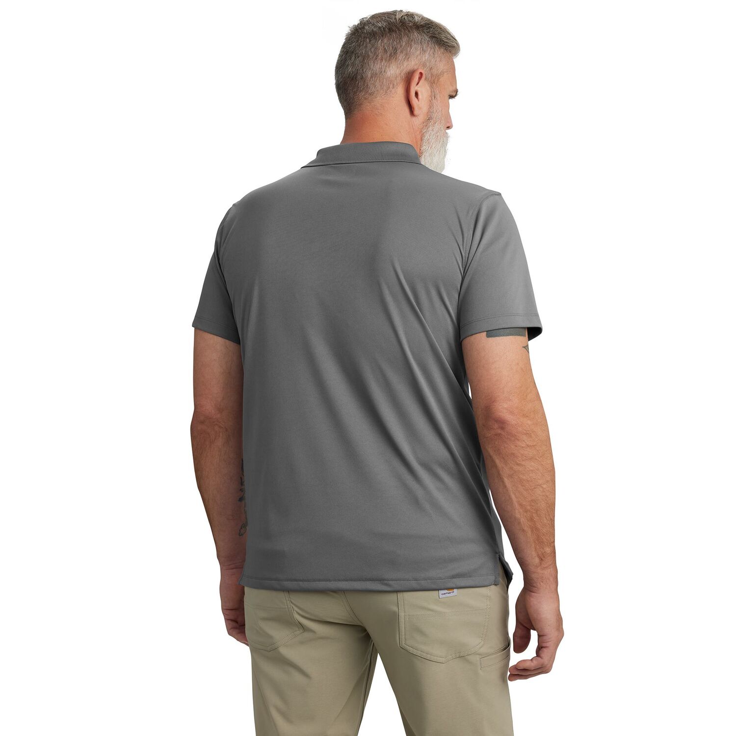 Carhartt Men's Force Sun Defender Relaxed Fit Lightweight Short Sleeve Polo