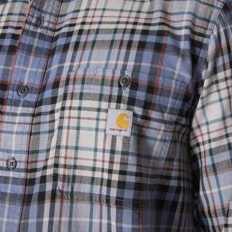 Carhartt Men's Rugged Flex Relaxed Fit Lightweight Long Sleeve Plaid Shirt