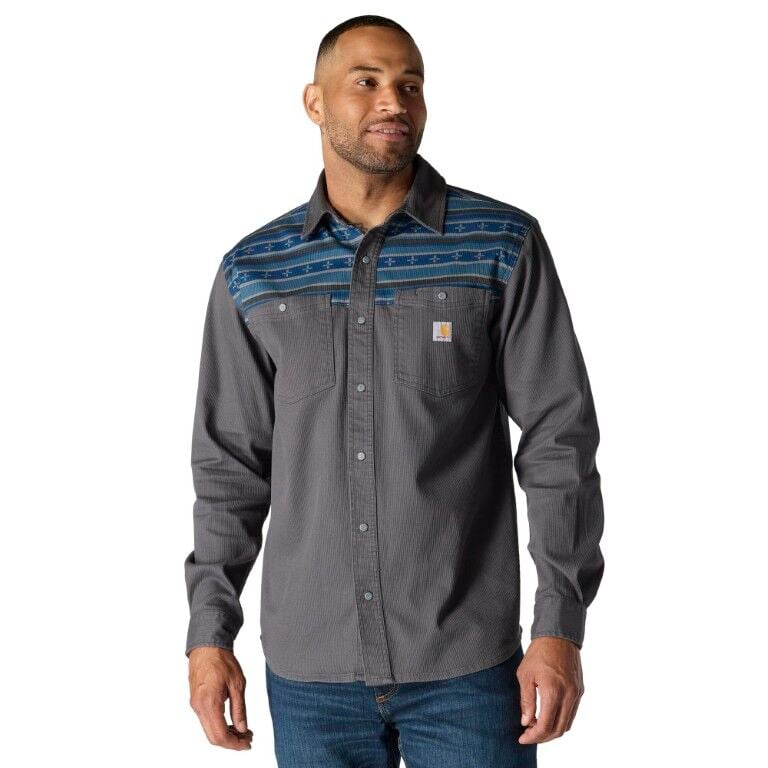 Carhartt Men's Montana Rugged Flex Relaxed Fit Corduroy Long Sleeve Shirt