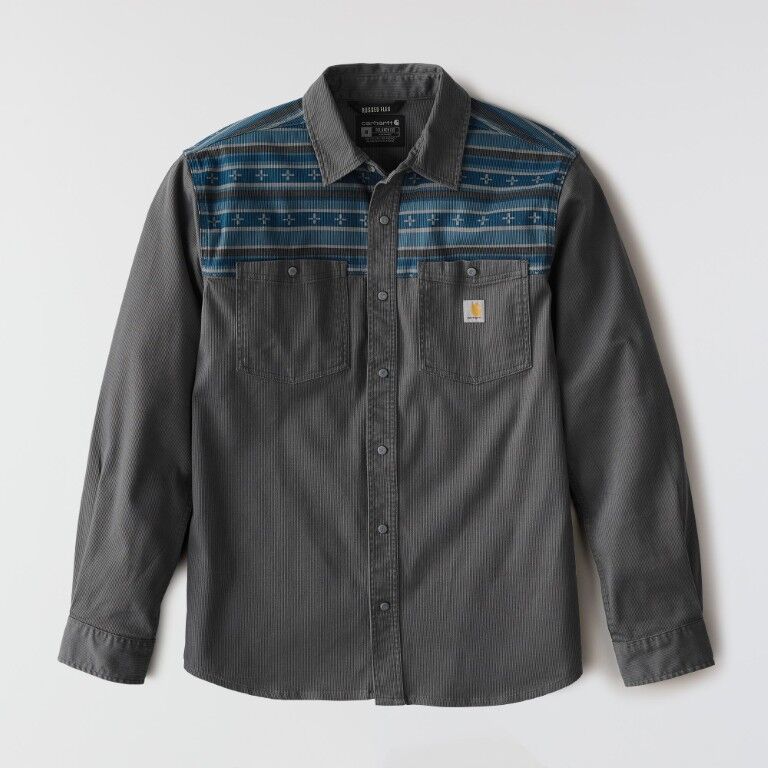 Carhartt Men's Montana Rugged Flex Relaxed Fit Corduroy Long Sleeve Shirt