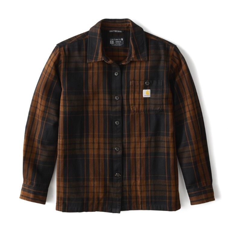 Carhartt Women's TENCEL Fiber Series Loose Fit Twill Plaid Shirt