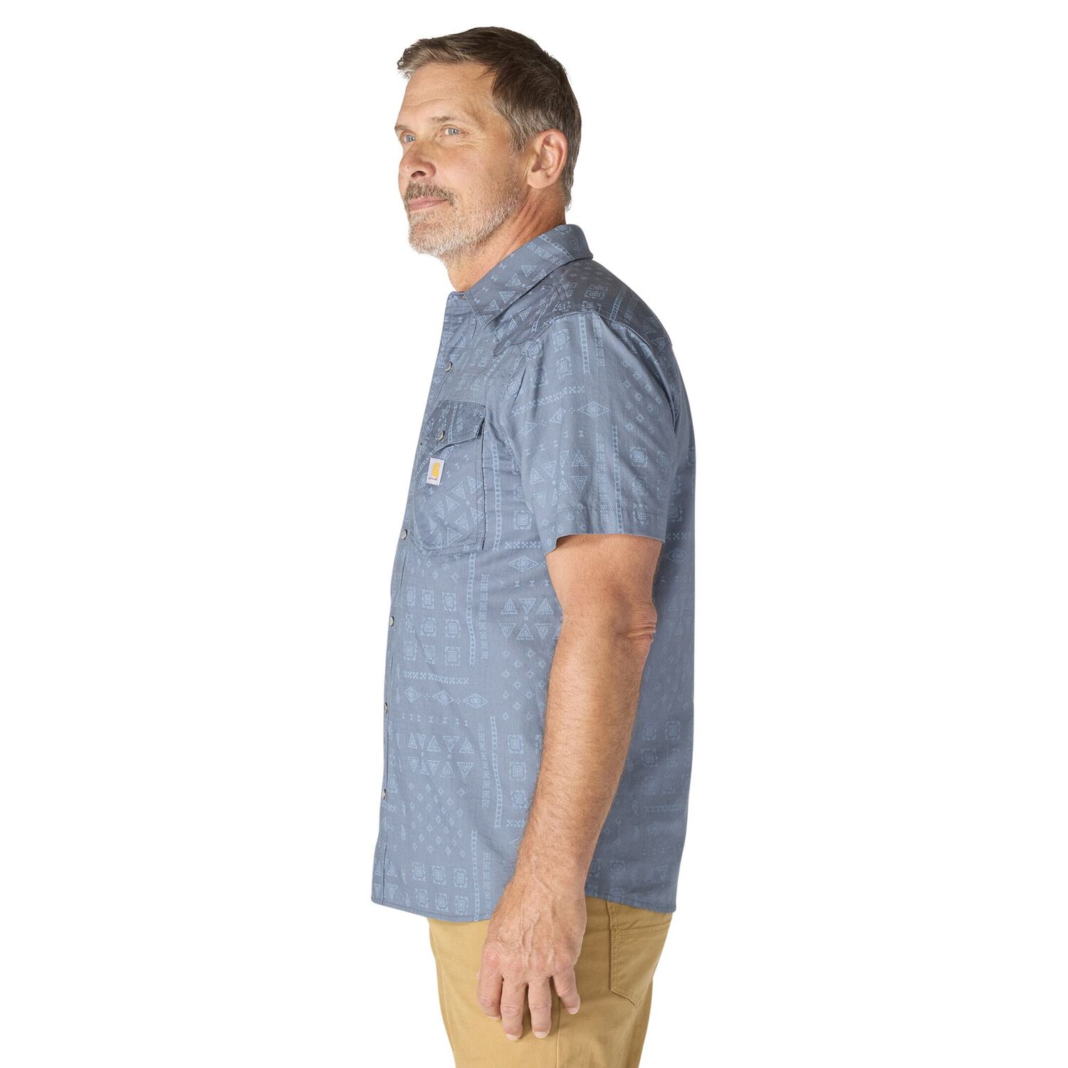 Carhartt Men's Montana Bozeman Relaxed Short Sleeve Plaid Shirt