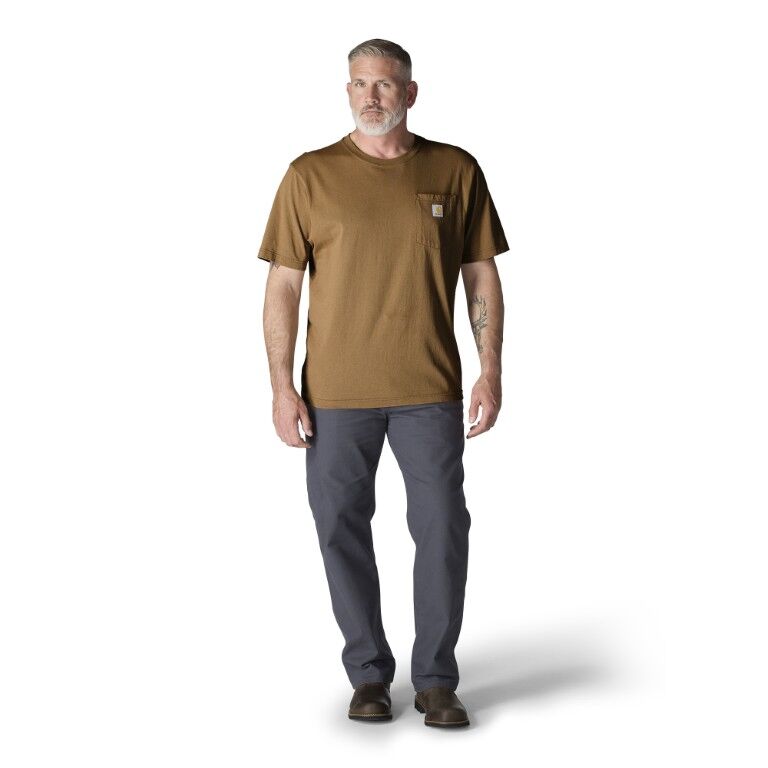 Carhartt Men's Loose Fit Heavyweight Short Sleeve Pocket T-Shirt