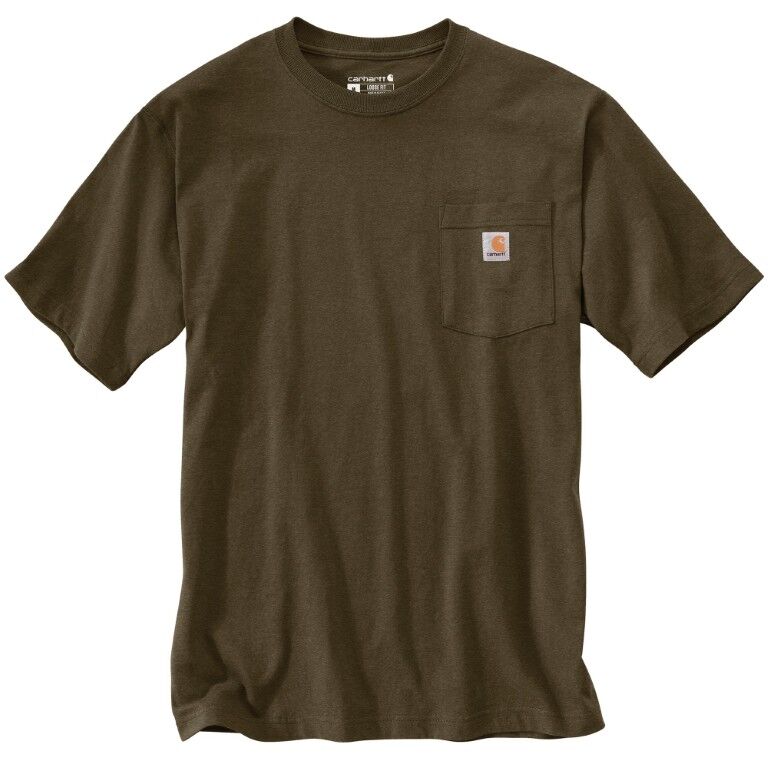Carhartt Men's Loose Fit Heavyweight Short Sleeve Pocket T-Shirt