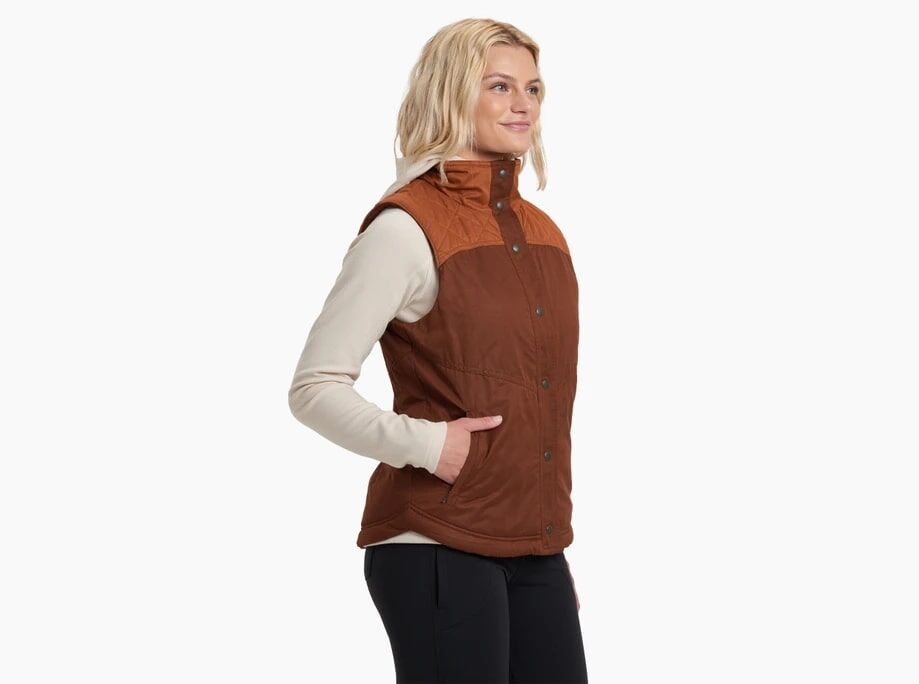 KUHL Women's Celeste Lined Vest in Mocha