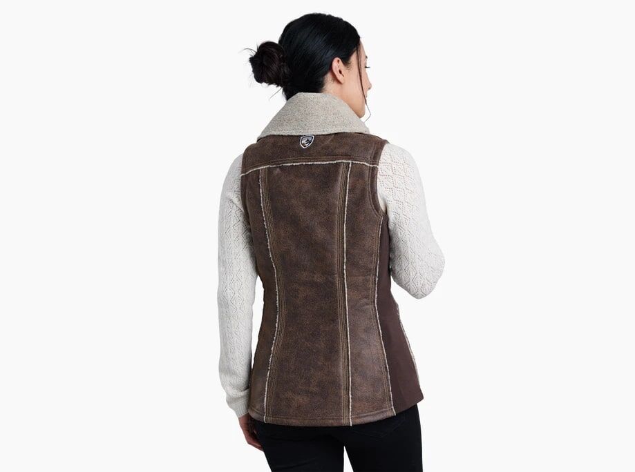 KUHL Women's Dani Sherpa Vest in Oak